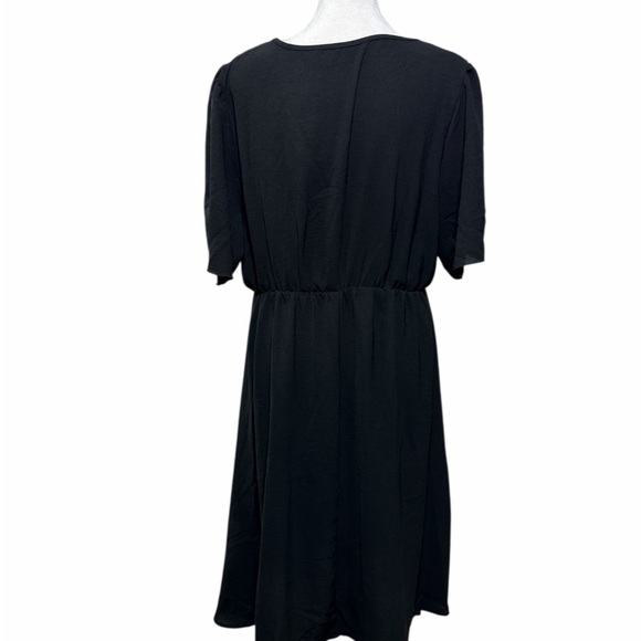 SHEIN Boho Black Embroidered V-Neck Dress - Size 0XL - Picture 6 of 8